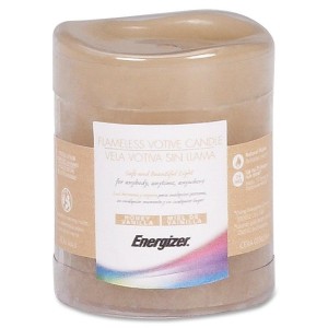 EVEREADY BATTERY Flameless Wax Candle UPC1034